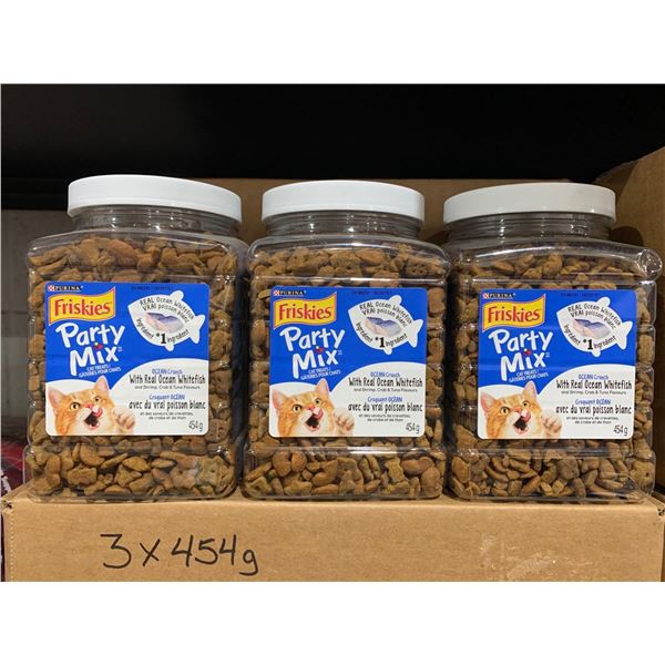 Friskies party Mix ocean whitefish 3 x 454g
