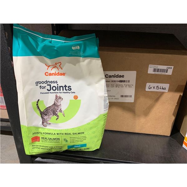 Canidee Goodness for Joints Real Salmon Cat Kibble 6x5 lbs