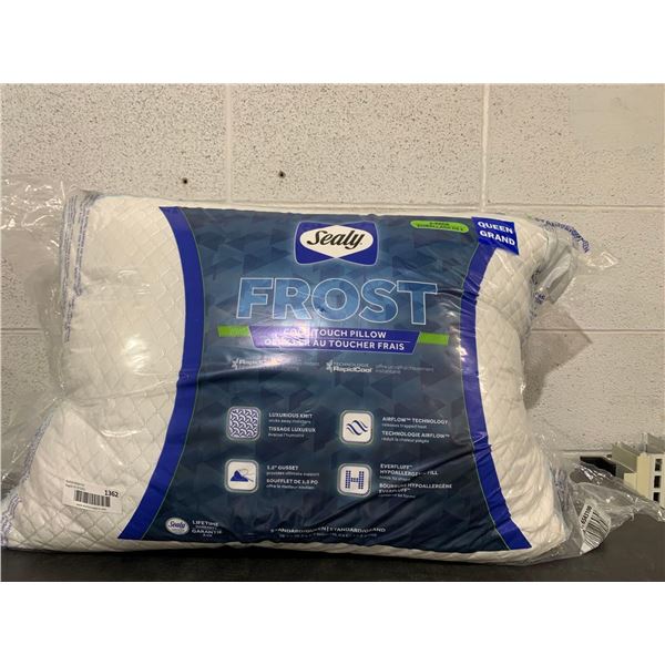 Sealy Frost Cool Touch Pillow 2 Pack Queen