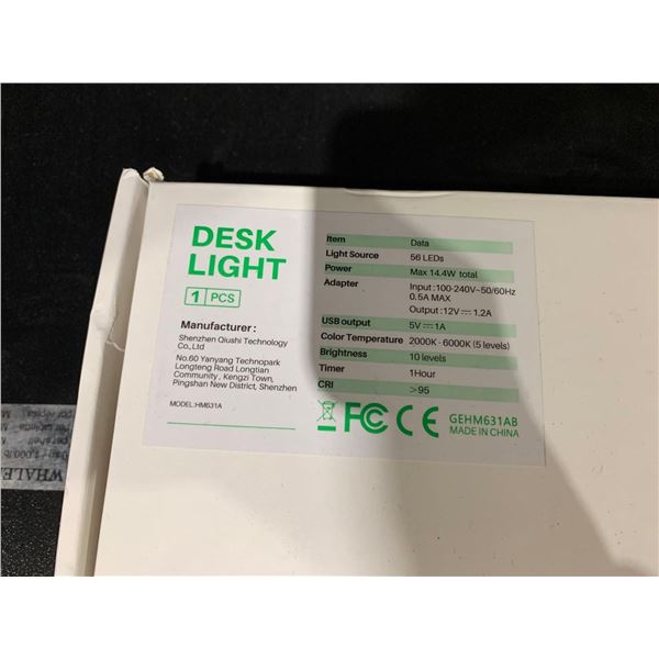 LED Desk Light Black