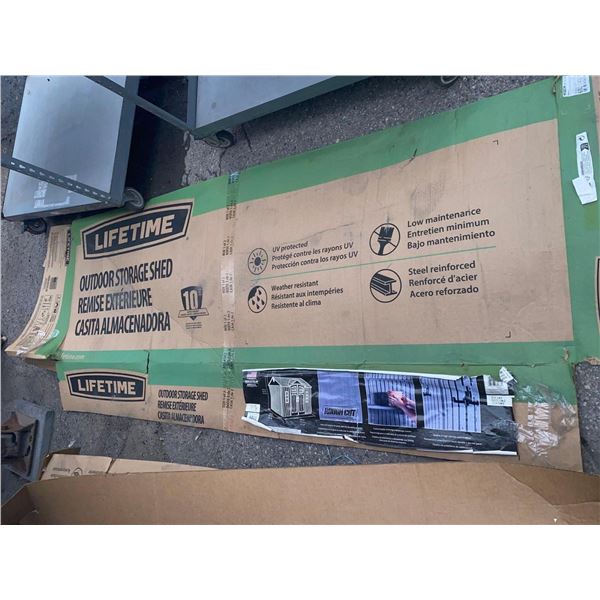 Lifetime Outdoor Storage Shed 97.5" x 117.7" x 93.7"