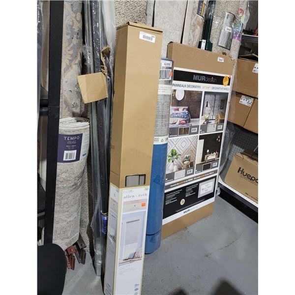 Allen & Roth 2" Slat Size Room Darkening 2 in Faux Wood Blind Grey Finish  45.5"