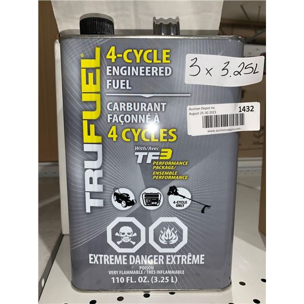 TruFuel 4-Cycle Engineered Fuel 3x3.25L