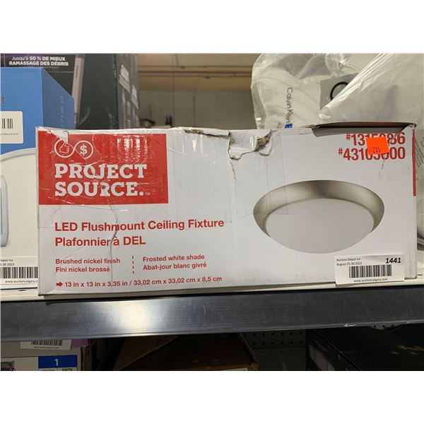 Project Source LED Flushmount Ceiling Fixture