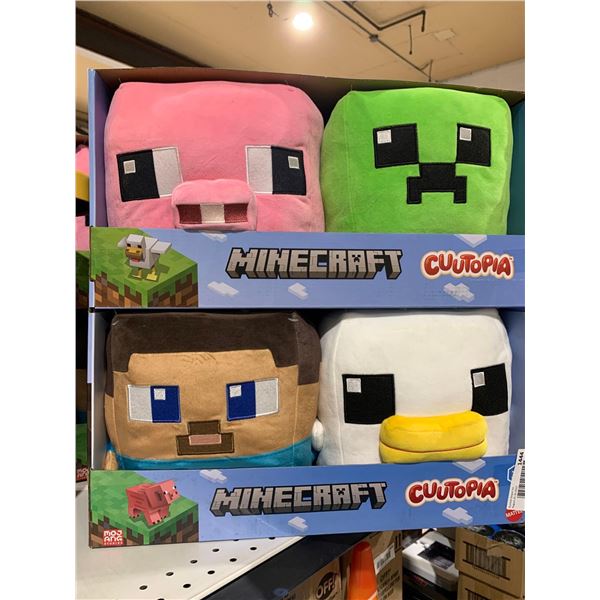 Minecraft Cuutopia 10 - 4 Pack Plush Assortment
