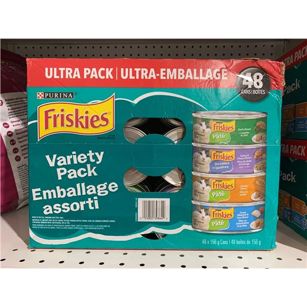 Friskies 48 Can Variety Pack Wet Cat Food