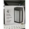 Image 1 : Naturally Solar Pack of 4 Solar Post Accent Lights Black Finish