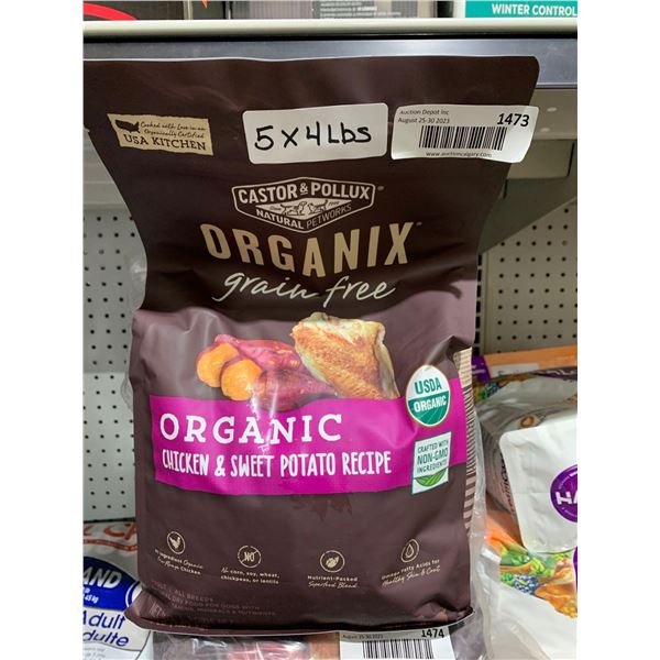 Castor & Pollux Organix Small Breed Recipe Dog Food 5x 4 Lb Bags