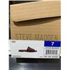 Image 3 : Steve Madden Womens Cognac Sandals Size 7