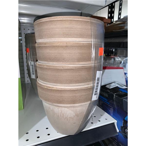 Lot of 4 Terra Cotta Planters 6"