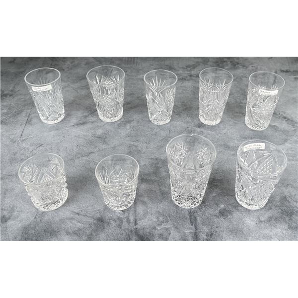 Antique Cut Glass Water Tumblers