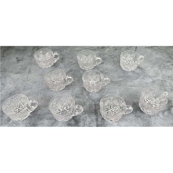 Antique Cut Glass Punch Cups