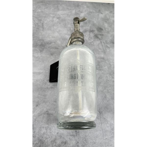 Springfield Bottling Company Seltzer Bottle