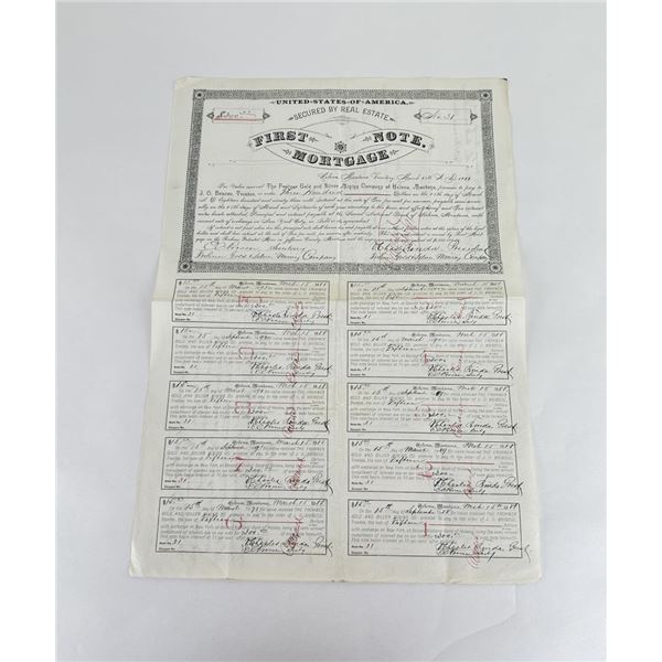 Frohner Gold Silver Mining Montana Mortgage Note