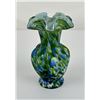 Image 2 : Fenton Art Glass Vase w/ Ruffled Edge
