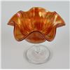Image 2 : Fenton Ivy Footed Carnival Glass Dish