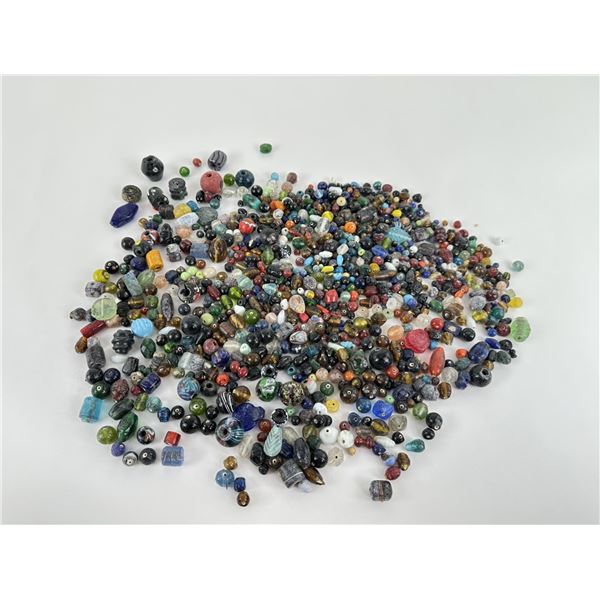 Large Group Antique Indian Glass Trade Beads