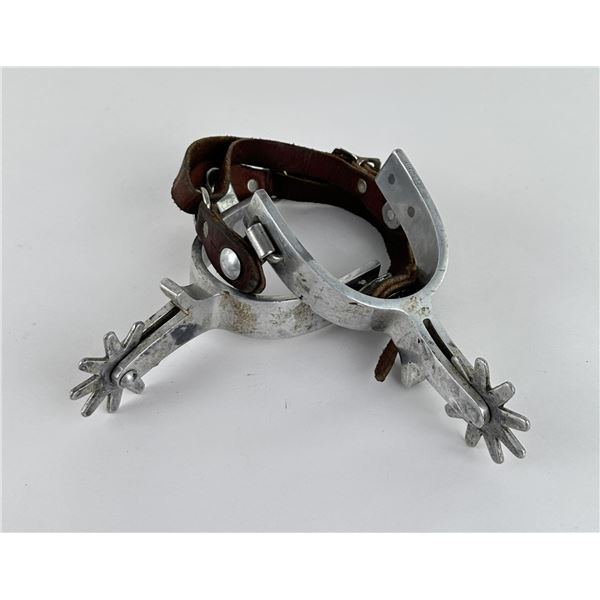 Montana Ranch Aluminum Cowboy Crockett Spurs