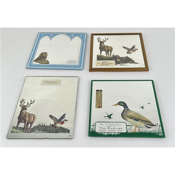 Antique Montana Advertising Mirrors