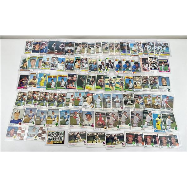 Collection of Vintage Football Baseball Cards