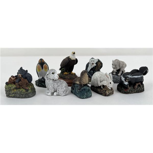 Collection of Bronze Menagerie Animals