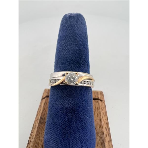 14k Gold and Diamond Ring