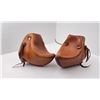 Image 2 : Leather Bull Nose Cowboy Saddle Tapaderos