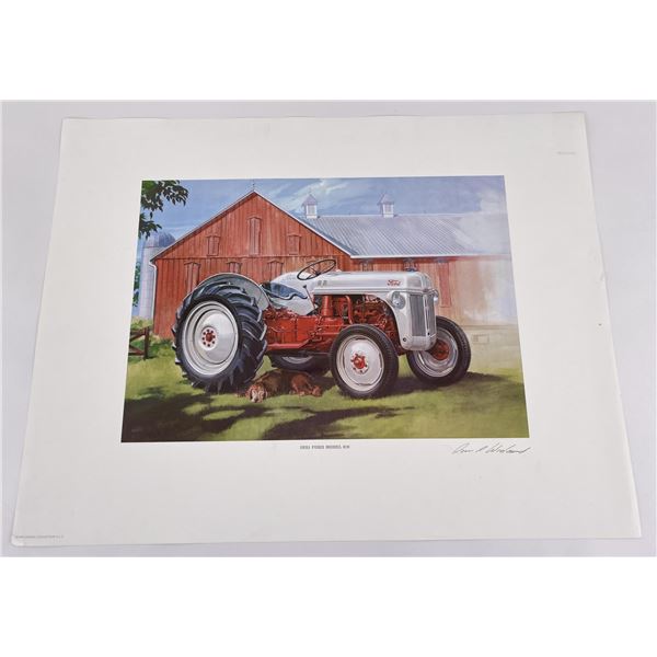 Ford 8N Tractor Print by Don Wieland