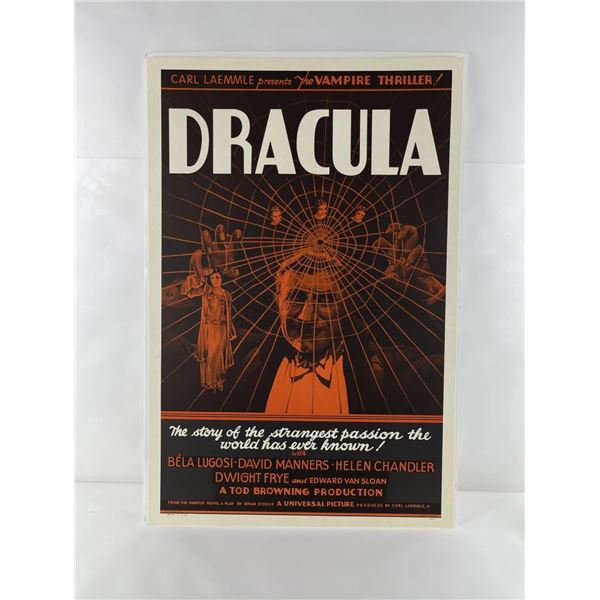 Dracula Horror Movie Poster Limited Reprint