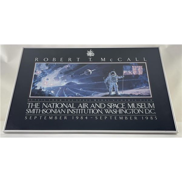 Robert McCall Exhibition Poster Cosmic View