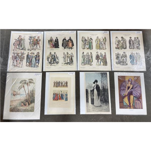 Various Large Antique Bookplates and Prints