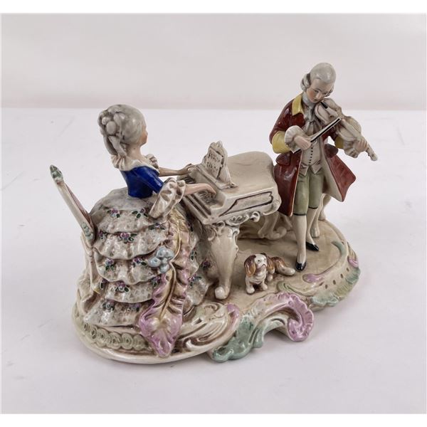 German Porcelain Musical Scene by Grizelle