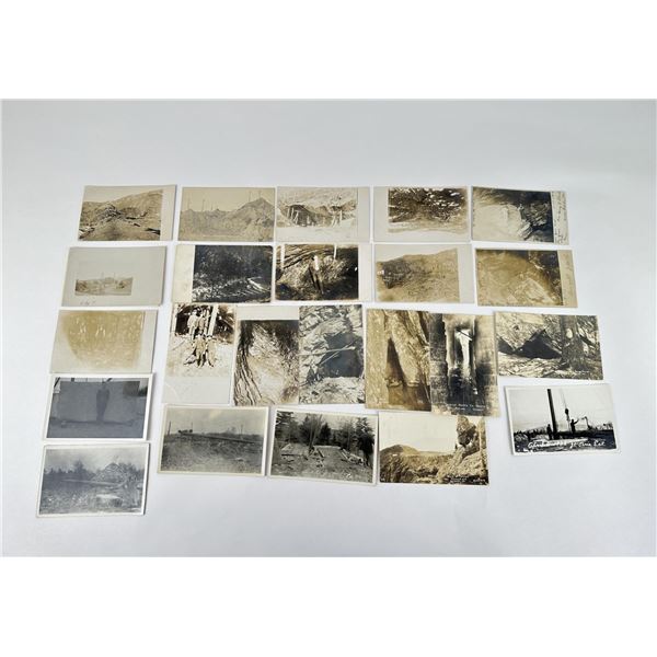 Antique Mining RPPC Photo Postcards