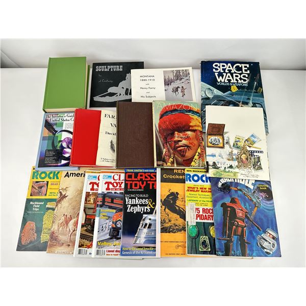 Collection Various Books and Magazines