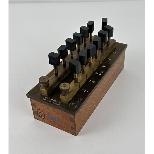 Vintage Phillip Harris Key Plug Resistance Box