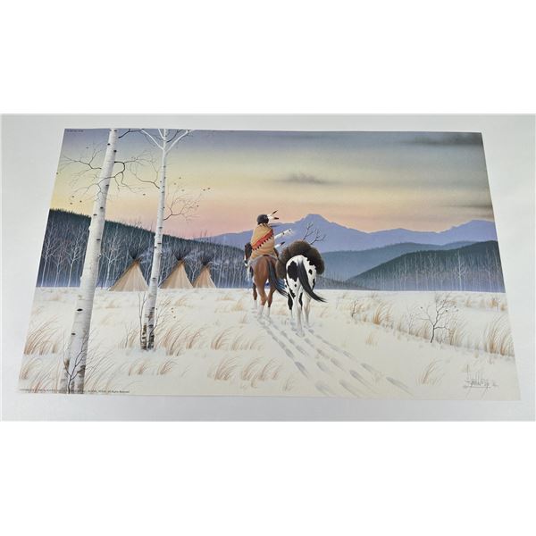 Donald Vann December Sky Signed Print