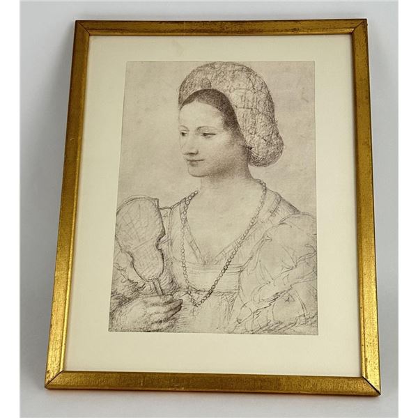 Bernardo Luini Portrait of a Lady with Fan