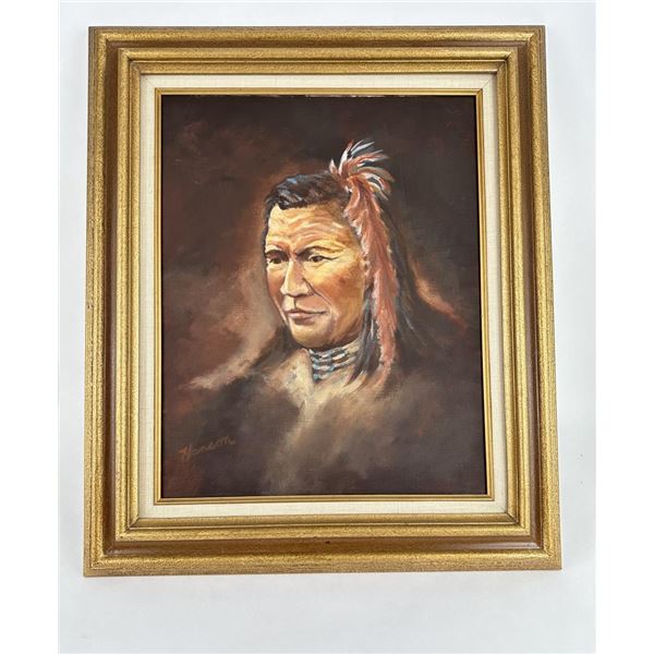 Hanson Native American Indian Painting