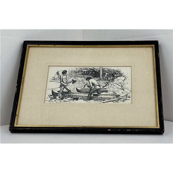 Norman Mills Price Pen and Ink Drawing