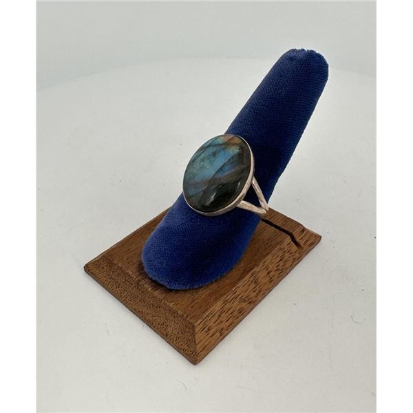 Sterling Silver Labradorite Ring