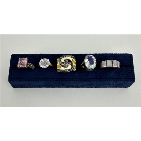 Collection of Sterling Silver Rings