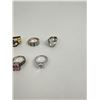 Image 4 : Collection of Sterling Silver Rings