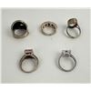 Image 6 : Collection of Sterling Silver Rings