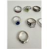 Image 3 : Collection of Sterling Silver Rings
