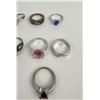 Image 5 : Collection of Sterling Silver Rings
