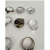 Image 4 : Collection of Sterling Silver Rings