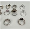 Image 8 : Collection of Sterling Silver Rings