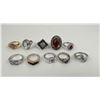 Image 2 : Collection of Sterling Silver Rings
