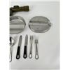 Image 3 : US Army Mess Kits and Flashlight