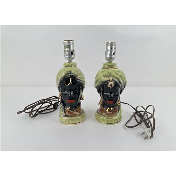 Shawnee Blackamoor Lamps